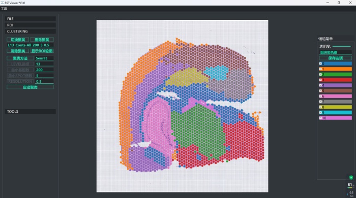 摳除空白的全局聚類結(jié)果